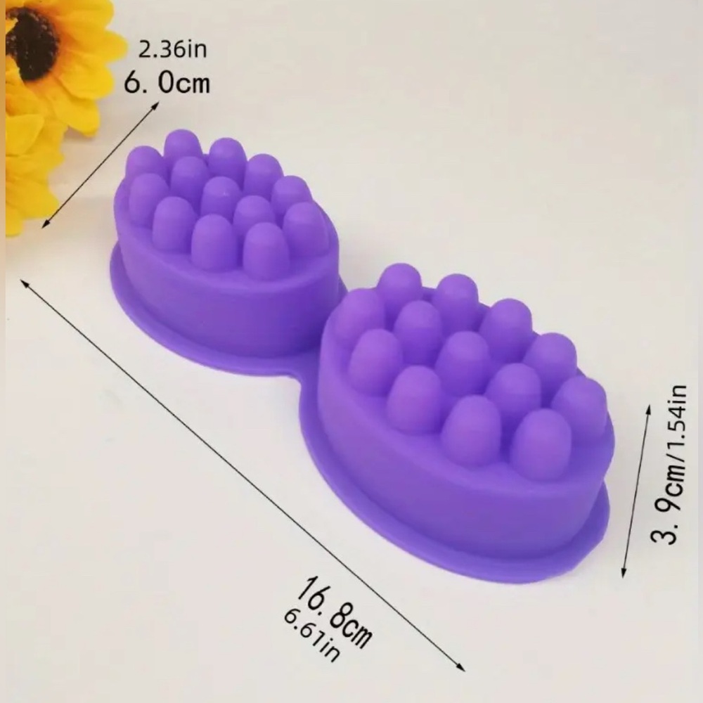 Purple Silicone Massage Tool